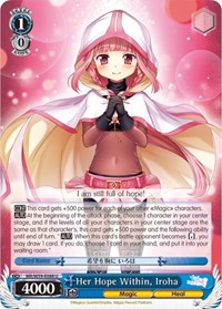Iroha U waifu card — Weiss Schwarz