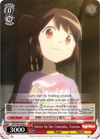 Tsuruno C waifu card — Weiss Schwarz
