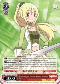 Momoko RR waifu card — Weiss Schwarz