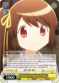 Tsuruno U waifu card — Weiss Schwarz