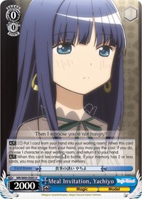 Yachiyo U waifu card — Weiss Schwarz