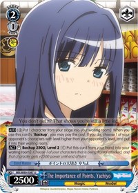 Yachiyo U waifu card — Weiss Schwarz