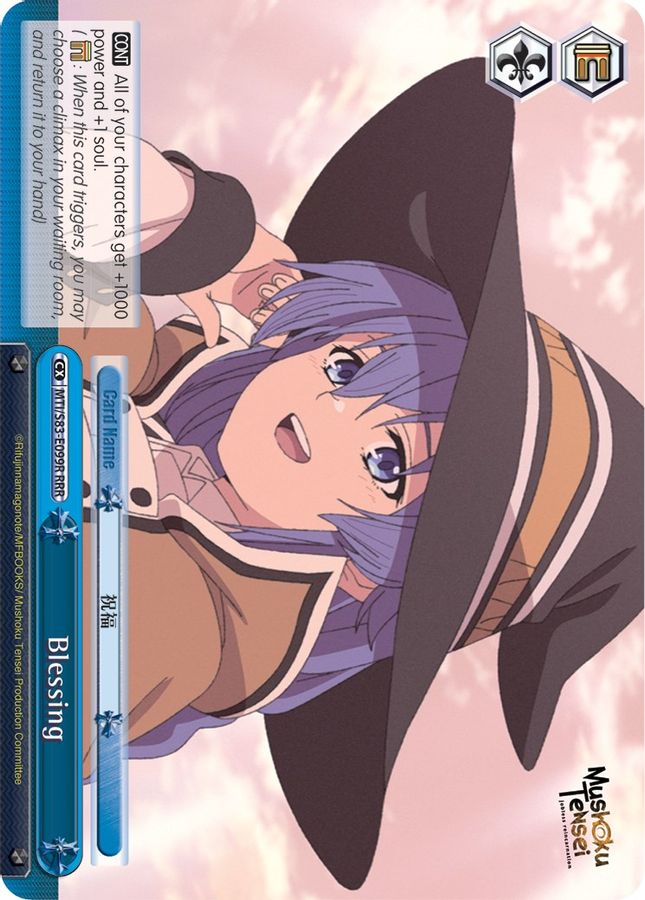 Blessing RRR waifu card — Weiss Schwarz