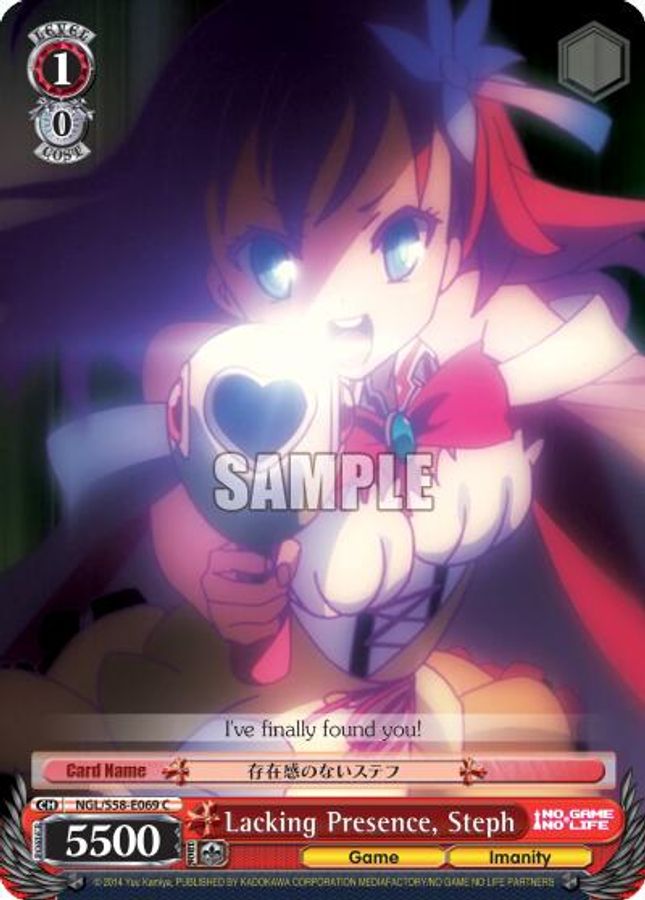 Steph C waifu card — Weiss Schwarz
