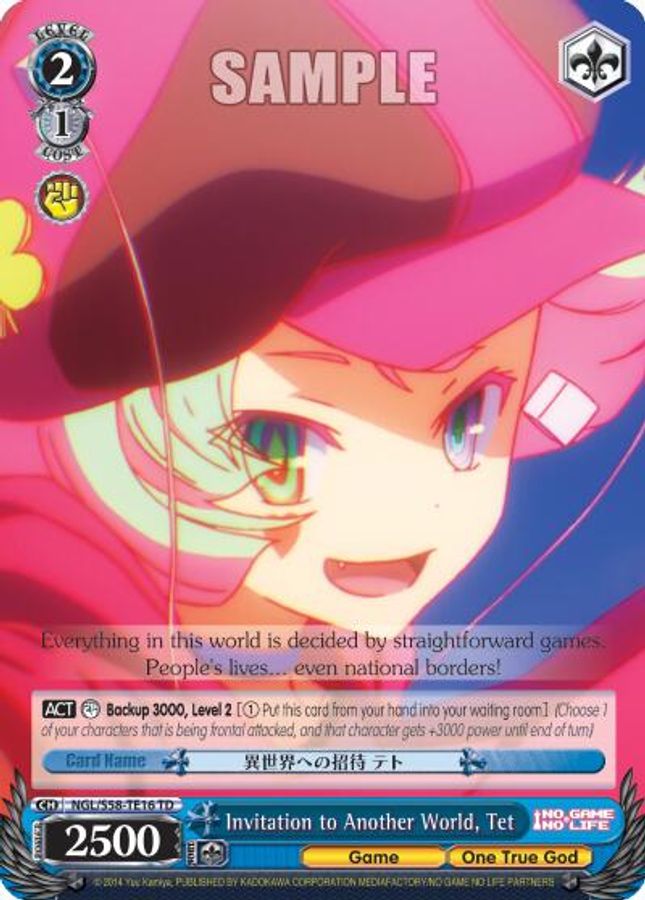 Tet TrialDeck waifu card — Weiss Schwarz