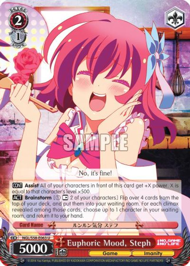 Steph U waifu card — Weiss Schwarz