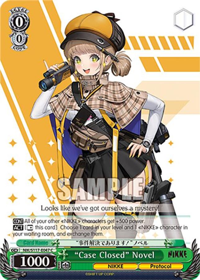"Case Closed" Novel C waifu card — Weiss Schwarz