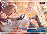 NEW FLAVOR (PR) (Foil) Promo waifu card — Weiss Schwarz