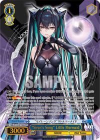 "Siren's Song" Little Mermaid (PR) Promo waifu card — Weiss Schwarz