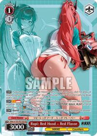 Rapi: Red Hood - Red Flavor (PR) Promo waifu card — Weiss Schwarz