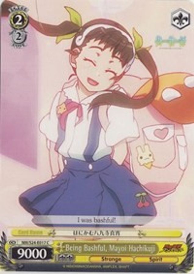 Mayoi Hachikuji C waifu card — Weiss Schwarz