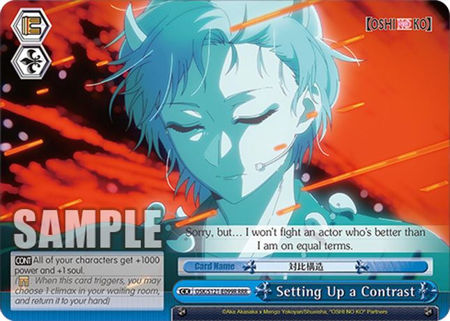 Setting Up a Contrast RRR waifu card — Weiss Schwarz