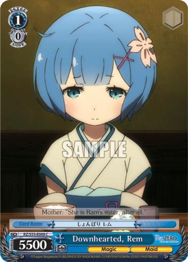 Rem C waifu card — Weiss Schwarz
