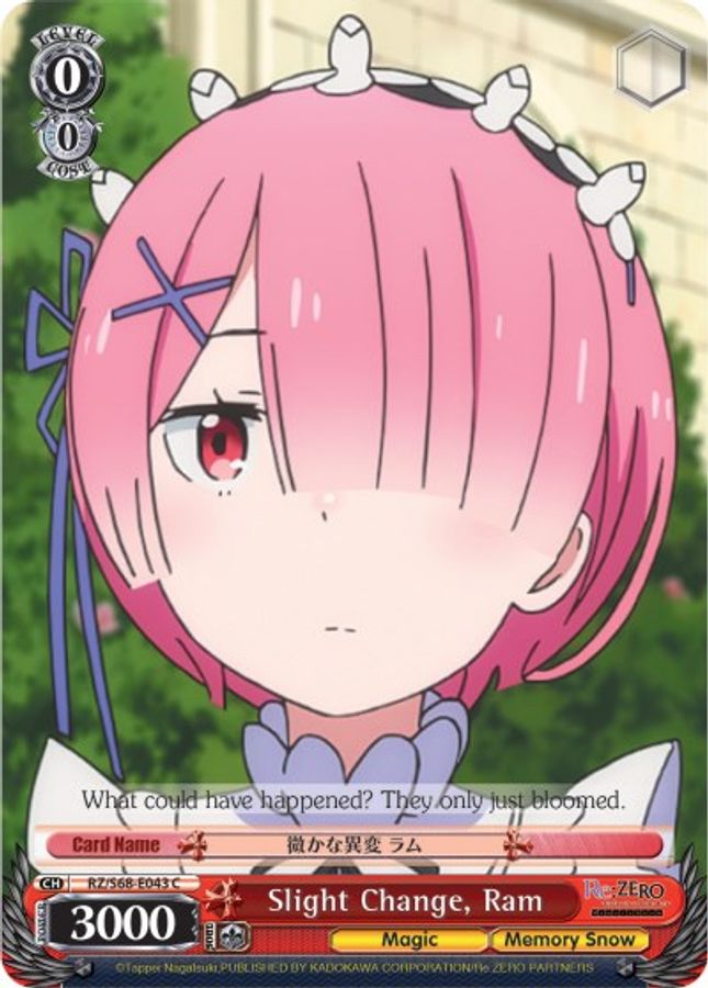 Ram C waifu card — Weiss Schwarz