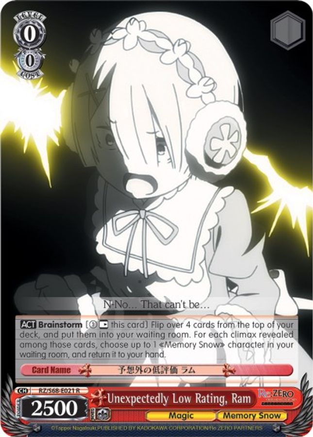 Ram R waifu card — Weiss Schwarz