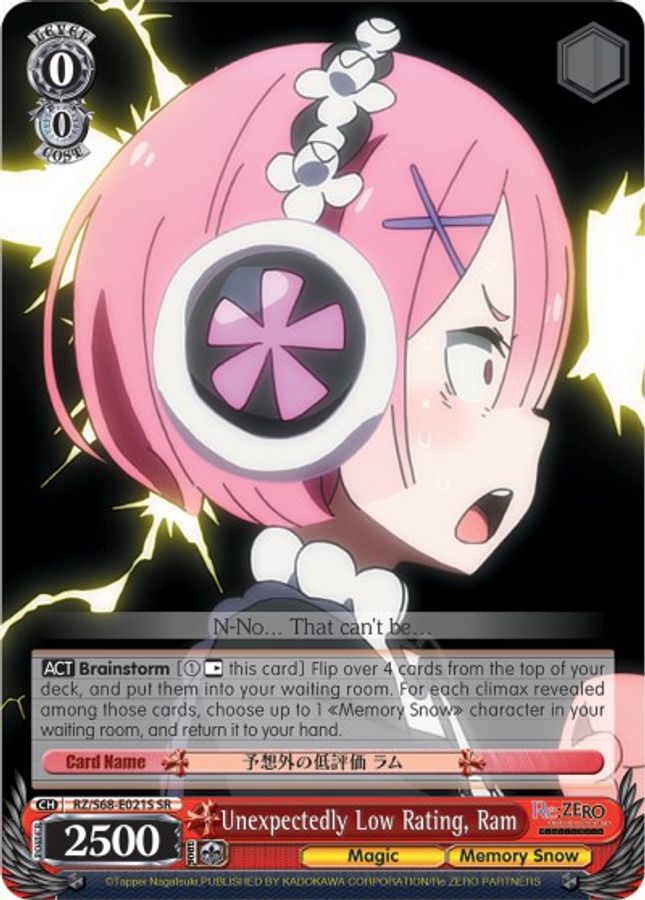 Ram SR waifu card — Weiss Schwarz