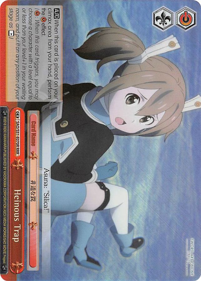 Heinous Trap RRR waifu card — Weiss Schwarz