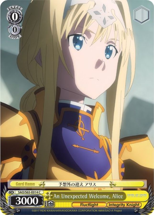 Alice C waifu card — Weiss Schwarz