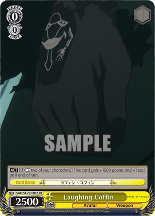 Laughing Coffin Reprint waifu card — Weiss Schwarz