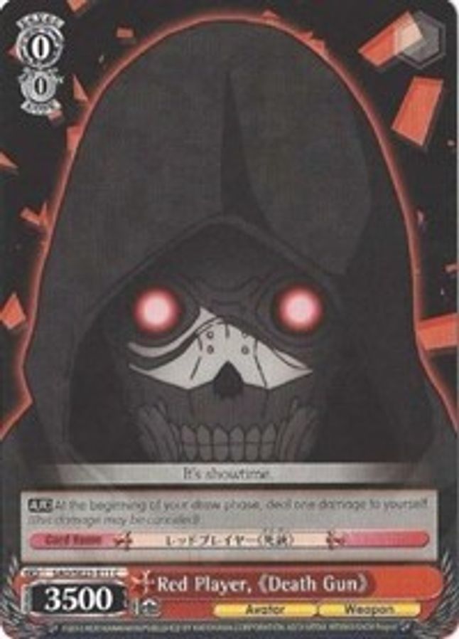 Death Gun C waifu card — Weiss Schwarz