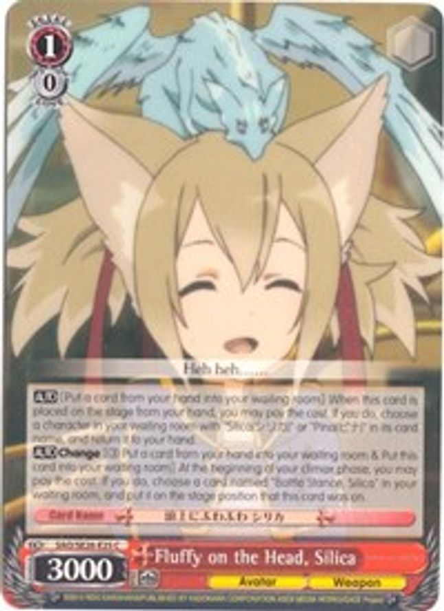 Silica (Parallel Foil) C waifu card — Weiss Schwarz