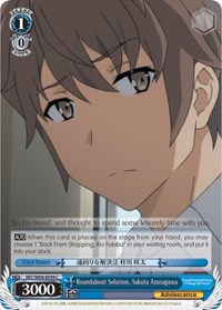 Sakuta Azusagawa C waifu card — Weiss Schwarz