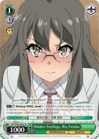 Rio Futaba TrialDeck waifu card — Weiss Schwarz