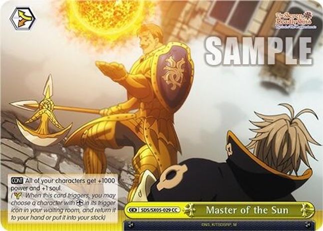Master of the Sun CC waifu card — Weiss Schwarz