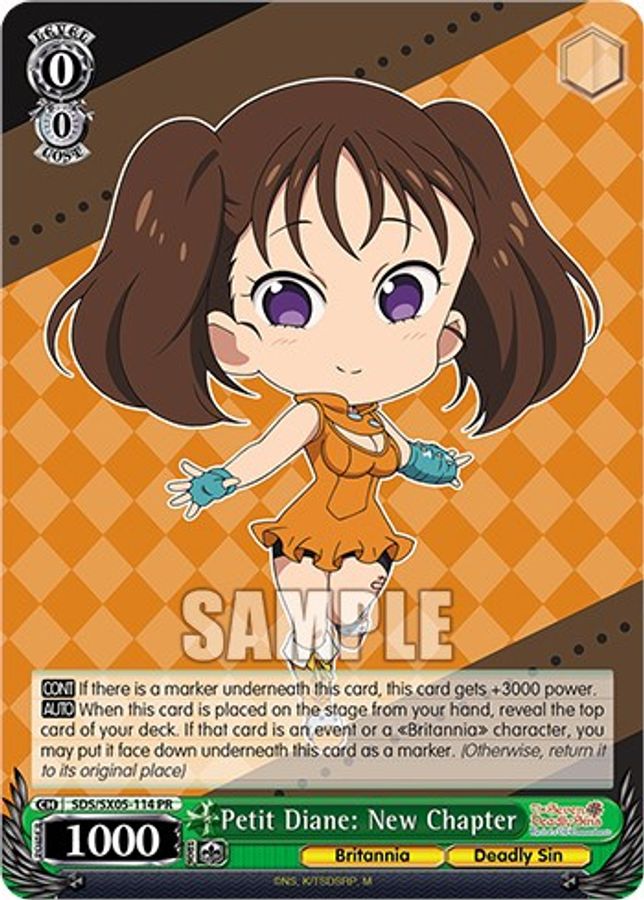 Petit Diane: New Chapter Promo waifu card — Weiss Schwarz