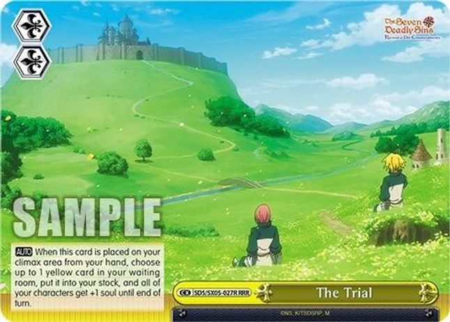 The Trial RRR waifu card — Weiss Schwarz