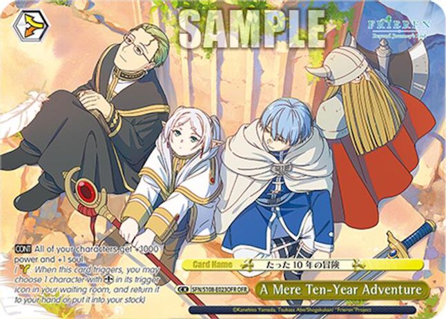 A Mere Ten-Year Adventure OverFrameRare waifu card — Weiss Schwarz