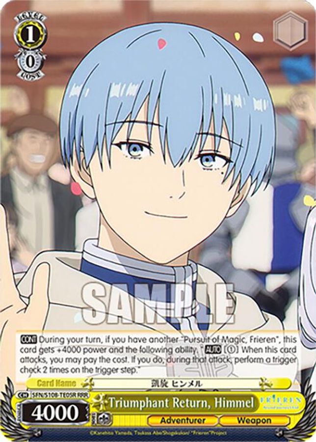 Himmel RRR waifu card — Weiss Schwarz