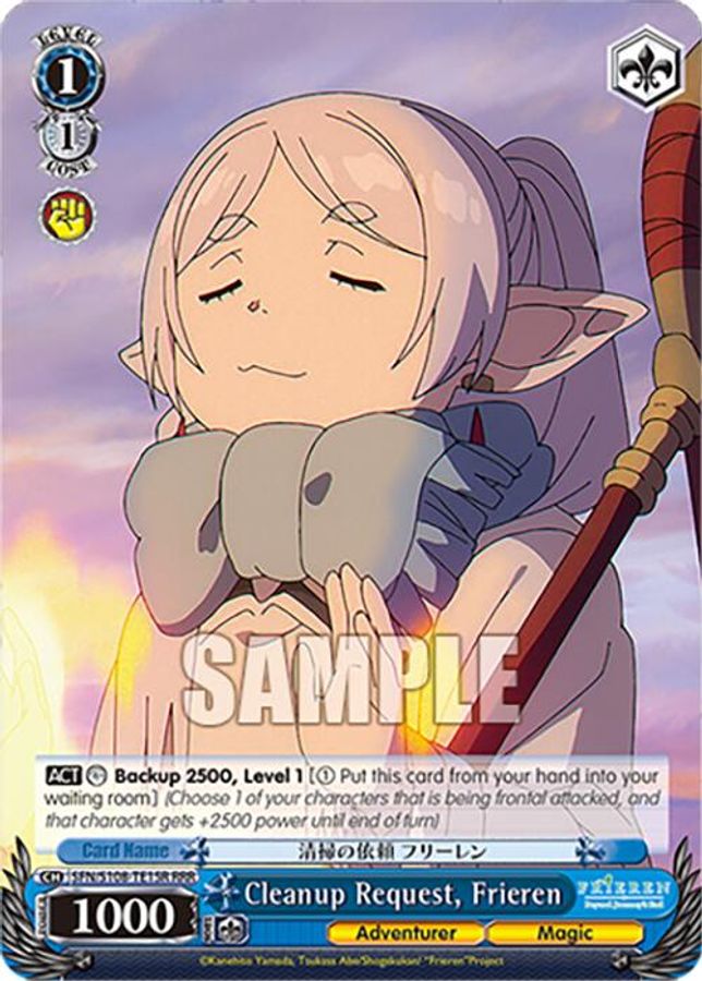 Frieren RRR waifu card — Weiss Schwarz