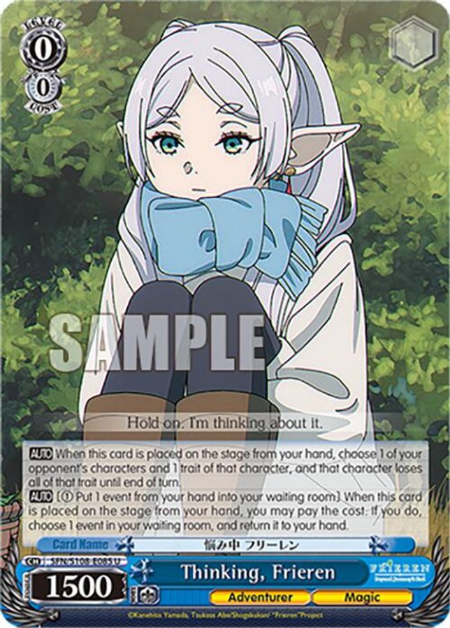 Frieren U waifu card — Weiss Schwarz