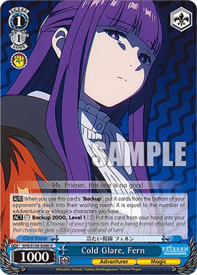 Fern U waifu card — Weiss Schwarz