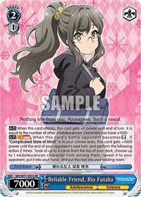Rio Futaba RR waifu card — Weiss Schwarz