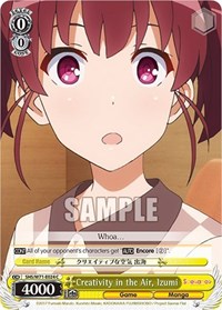 Izumi C waifu card — Weiss Schwarz