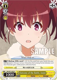Izumi C waifu card — Weiss Schwarz