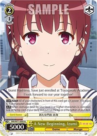 Izumi R waifu card — Weiss Schwarz