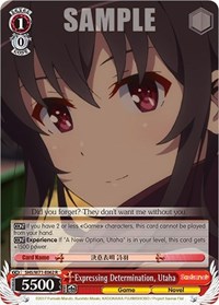 Utaha R waifu card — Weiss Schwarz