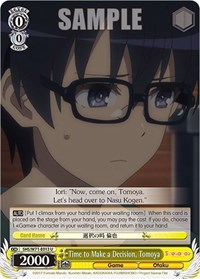 Tomoya U waifu card — Weiss Schwarz