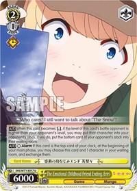 Eriri U waifu card — Weiss Schwarz