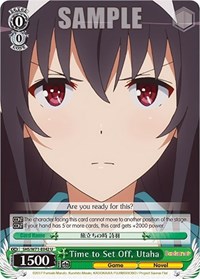 Utaha U waifu card — Weiss Schwarz