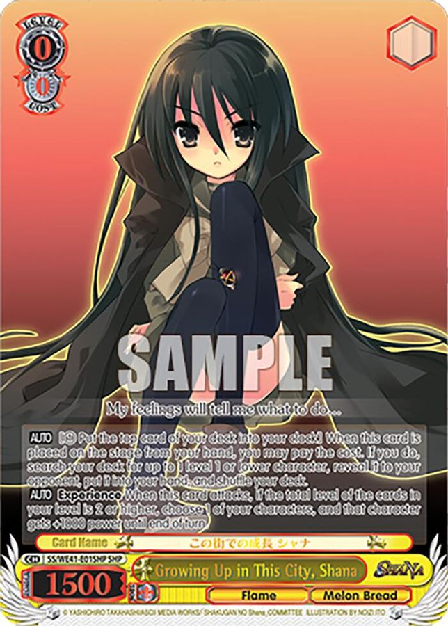 Shana ShanaParallel waifu card — Weiss Schwarz