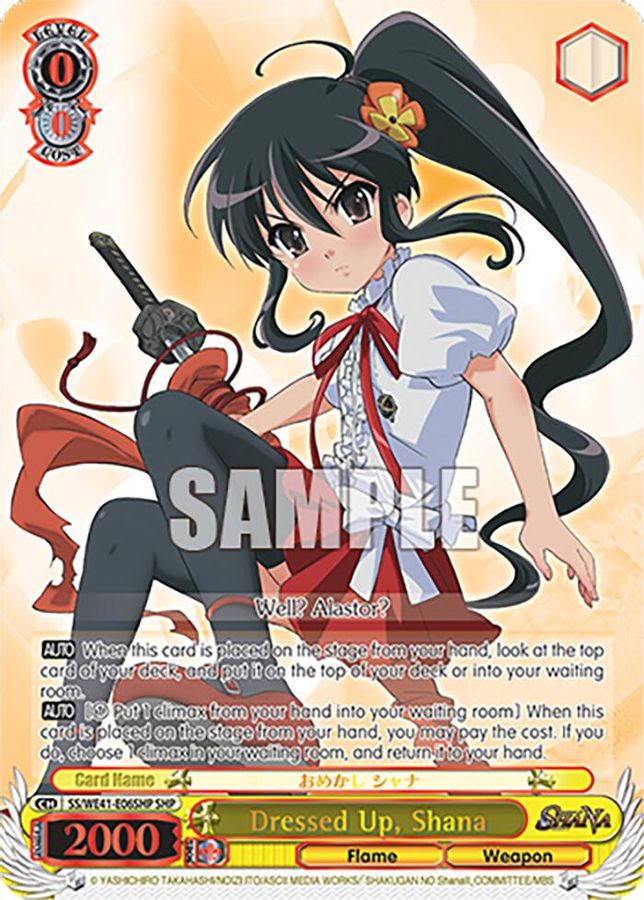 Shana ShanaParallel waifu card — Weiss Schwarz