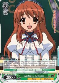 Mikuru C waifu card — Weiss Schwarz