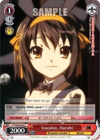 Haruhi C waifu card — Weiss Schwarz