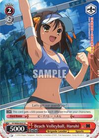 Haruhi R waifu card — Weiss Schwarz