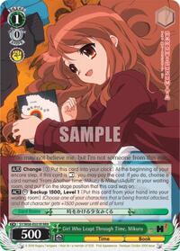 Mikuru RRR waifu card — Weiss Schwarz