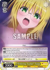 "Enduring Teacher" Tearju C waifu card — Weiss Schwarz